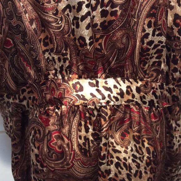 Morgan Taylor Intimates 2X Satiny Kimono robe NWOT - Picture 5 of 7